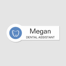 Dental Assistant Modern Name Tag Professional  Namnbricka