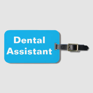 Dental Assistent Luggage Tag Bagagebricka