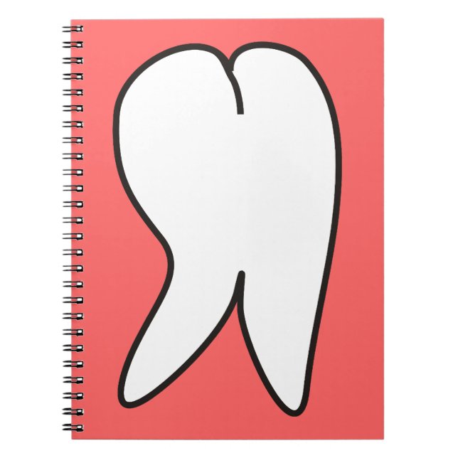 Dental Big Tooth iphone case Anteckningsbok Med Spiral (Framsidan)
