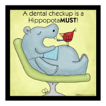 Dental Checkup Hippopotamus