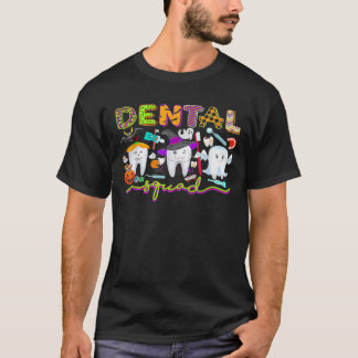 Dental Dentist Halloween Boos Crew Funny Costume15 T Shirt