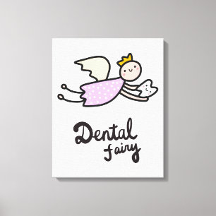 Dental Fairy Canvastryck