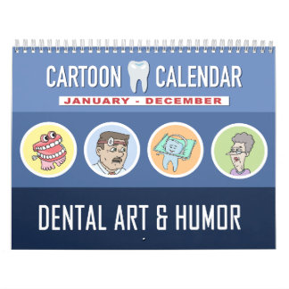 Dental Humor Tecknad Calendar Kalender
