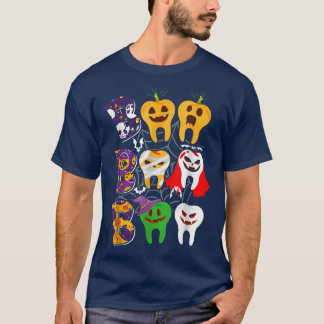 Dental Hygienist Boo Boo Crew Spooky Dental Squad  T Shirt