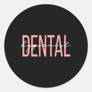 Dental Hygienist Dental Assistant Runt Klistermärke