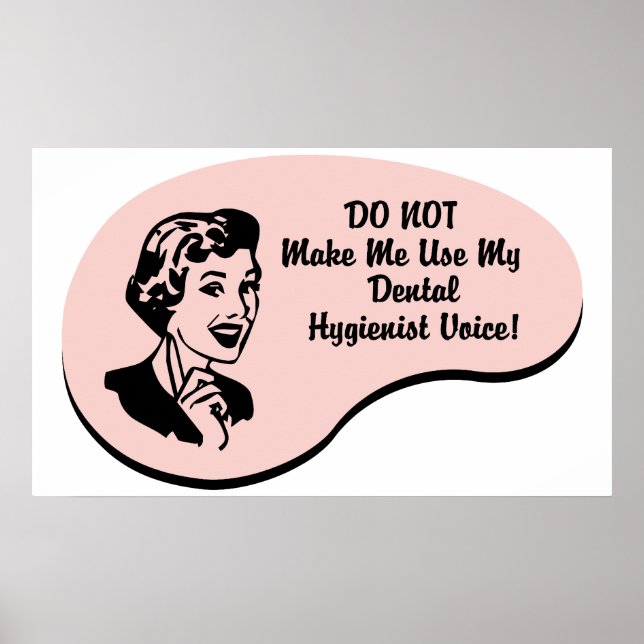 Dental Hygienist Voice Poster (Framsidan)