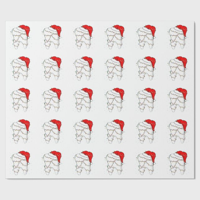 Dental jul Dunny Dentist Helgdag Presentpapper (Platt)