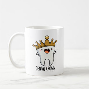 Dental Krona Funny Tooth Pun Kaffemugg