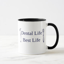 Dental Life Best Life Svart Kombimugg Mugg