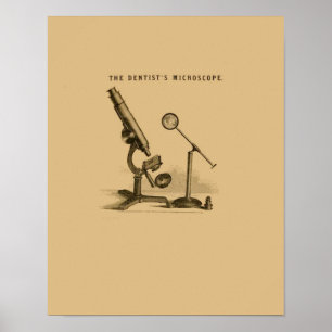 Dental Microscope #4 Skriv ut Poster