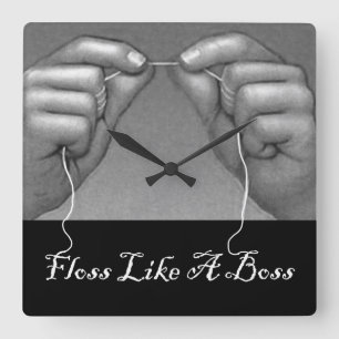 Dental Office Fyrkantig Klocka