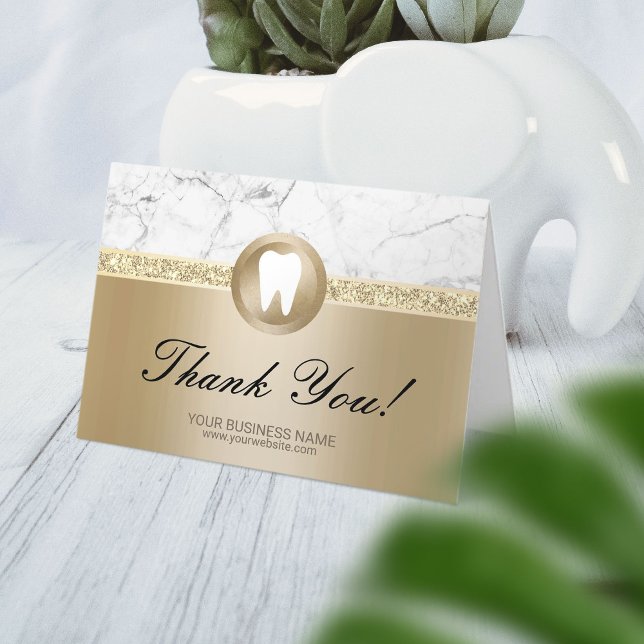 Dental Office Modern Guld Marble Tack (Skapare uppladdad)