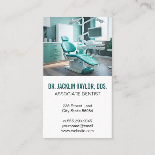 Dental Office-ordförande Hälsovård Visitkort