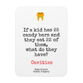 Dental Oral hygiene cavities custom Magnet