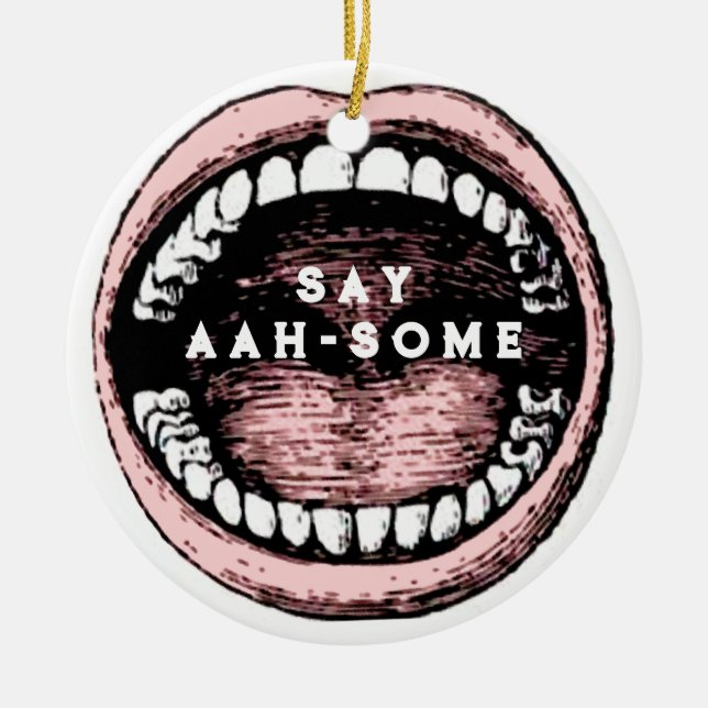 Dental School Studenten Julgransprydnad Keramik (Framsidan)