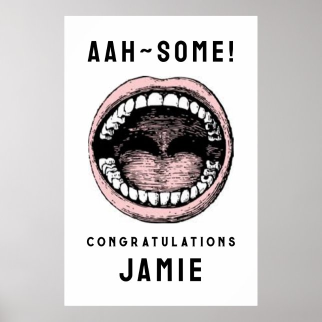 Dental School Studenten Poster (Framsidan)