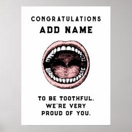 Dental School Studenten Poster
