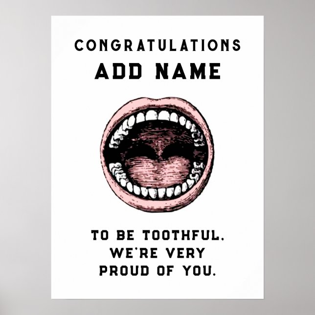 Dental School Studenten Poster (Framsidan)