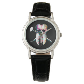 Dental Skull och Crossbone Watch Armbandsur