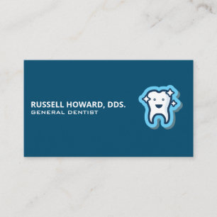 Dental   Sparkly Tooth Visitkort