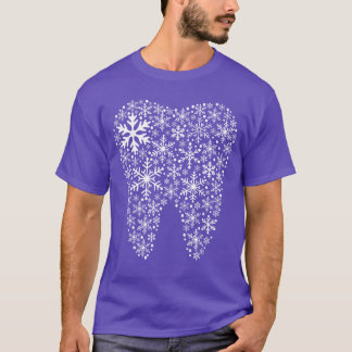 Dental Squad jul snöflingaooth tandläkarassistent T Shirt