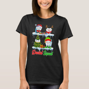 Dental Squad Santa Elf Reindeer Julgran Tee