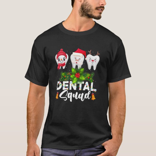 Dental Ugly jul Sweaters T Shirt (Framsida)