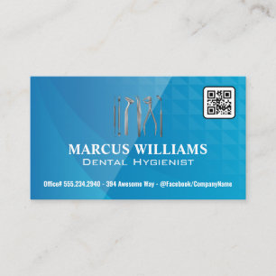 Dental Verktyg Logotyp QR-kodAffärskort Visitkort