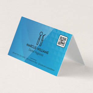 Dental Verktyg QR-kod Visitkort