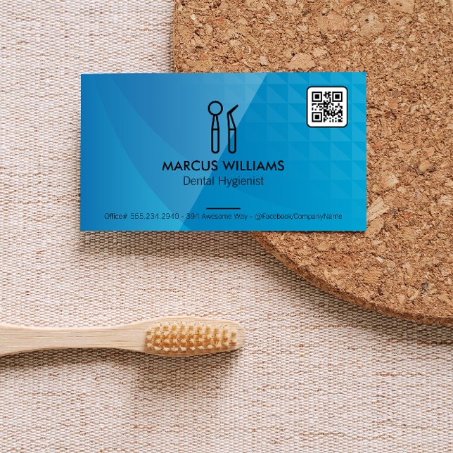 Dental Verktyg | QR-kod Visitkort (Skapare uppladdad)