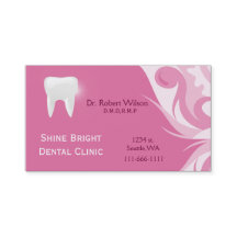 Dentala visitkort med avtalat kort
