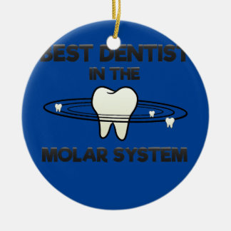 Dentalassistent Dentist Teeth Tooth Galaxy Molar Julgransprydnad Keramik