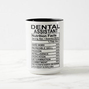 Dentalassistent - näringsfakturor mugg