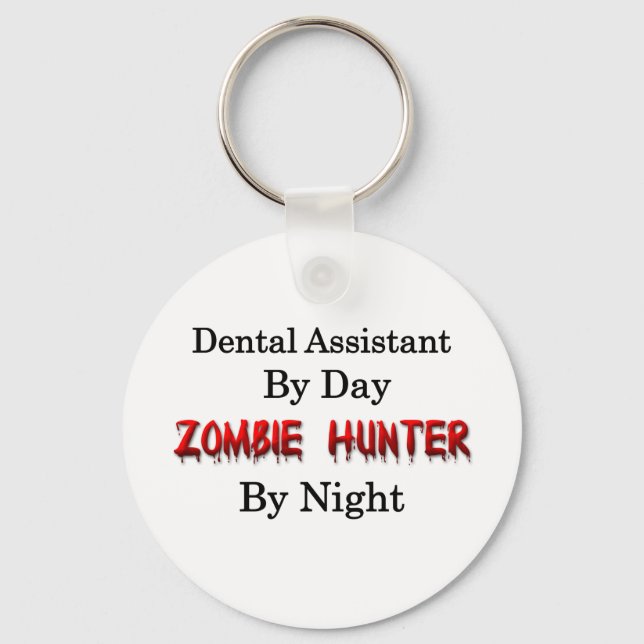 Dentalassistent/zombie Hunter Nyckelring (Framsida)