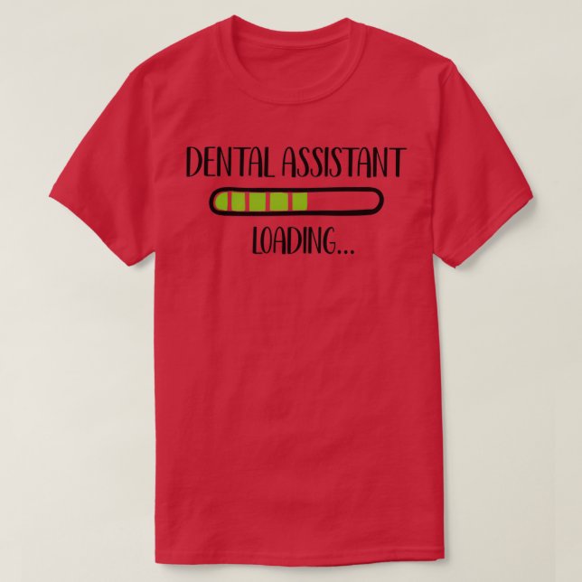 Dentalassistenten kan ge en fin klumpdesign för ta t shirt (Design framsida)