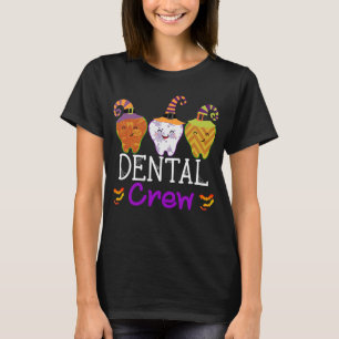 Dentalbesättning Cute Halloween-tandläkaruniform T Shirt