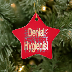 Dentalhygienist Extraordinaire Ceramic Ornament