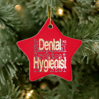 Dentalhygienist Extraordinaire Ceramic Ornament