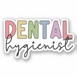 Dentalhygienist RDH, registrerad tandhygien Klistermärken