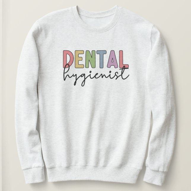 Dentalhygienist RDH, registrerad tandhygien T Shirt (Design framsida)