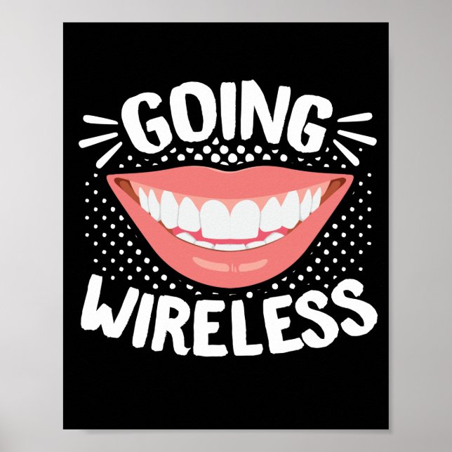 Dentalklammerparentes dentist Funny Orthodontist G Poster (Framsidan)