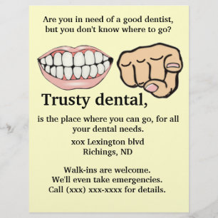 Dentalreklam Flyer
