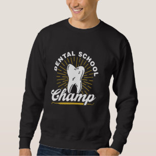 Dentalskola Champ Student Dentist Student Denta Lång Ärmad Tröja