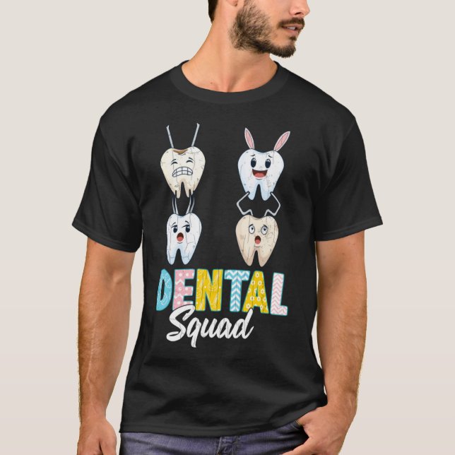Dentalspatchad dentist Orthodontist Assistant Grap T Shirt (Framsida)