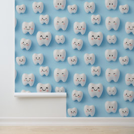 Dentalt Clinical Wall Decor White Smiling Ansikte 