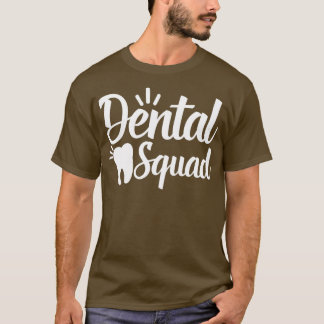 Dentalt fyrkantsstöd t shirt