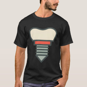 Dentalt implantat för oral kirurgi t shirt