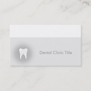 Dentalt kliniskt Affärskort Visitkort