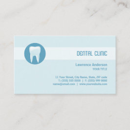 Dentalt kliniskt/dentalt affärskort visitkort