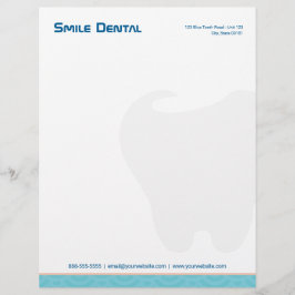 Dentalt kliniskt | Dentist Services Office Letterh Brevhuvud